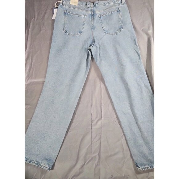 Universal Thread 90's Vintage Straight Distressed Women size 14 Blue Jeans (HL77 - Picture 7 of 8